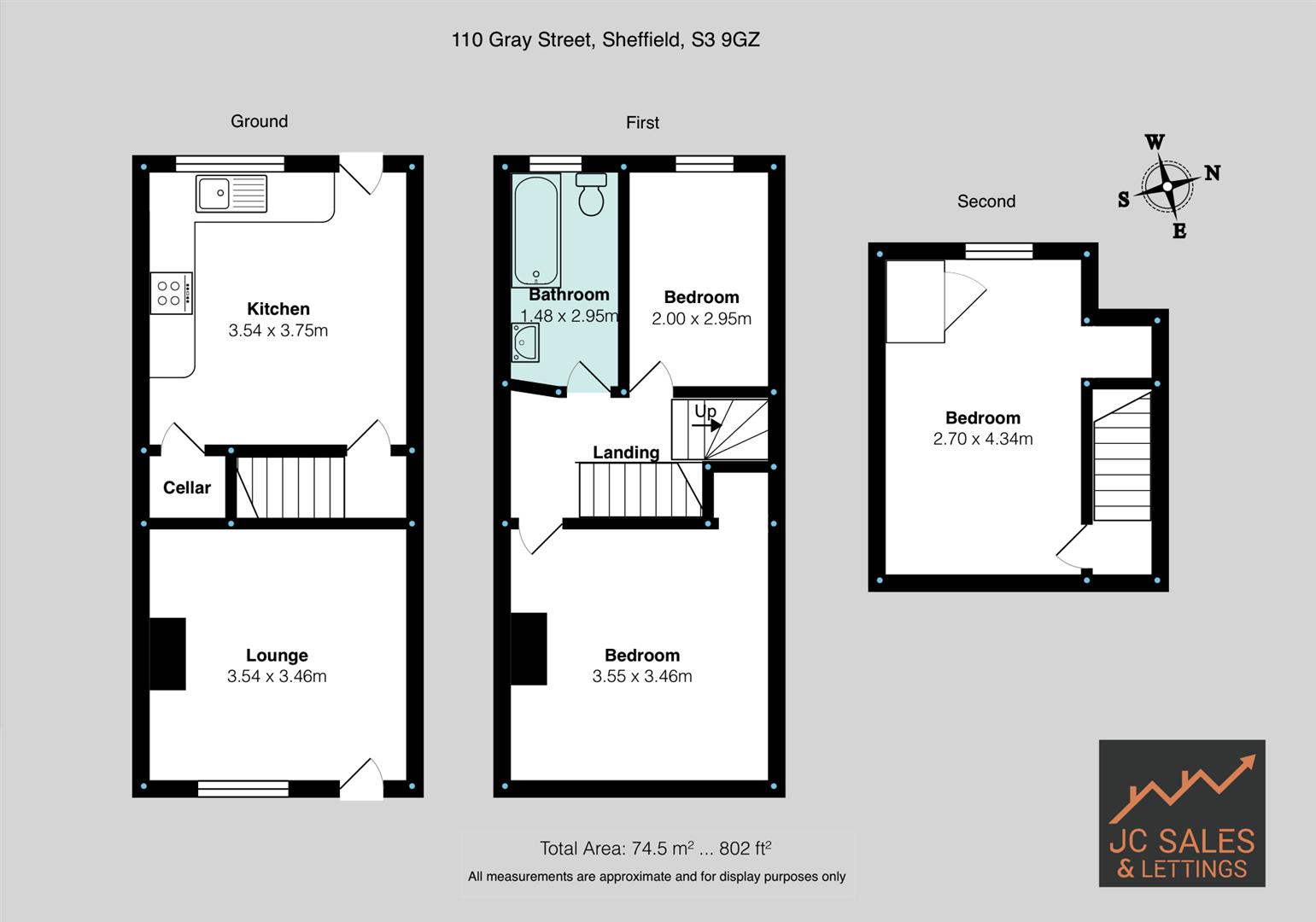 Gray Street, Sheffield Floorplan
